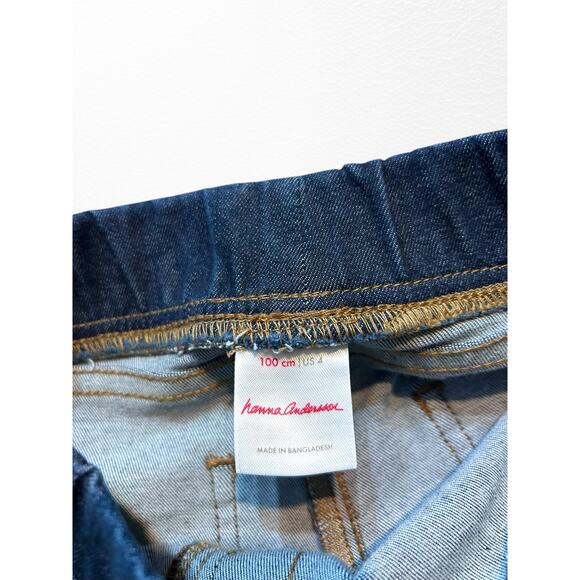 Hanna Andersson Denim Skinny Fit Jegging, Size 4 - Picture 3 of 4